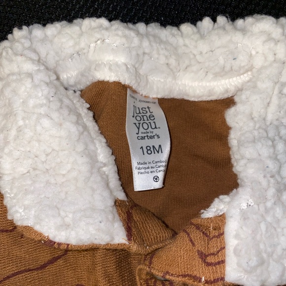 18 month 2 piece fender neutral winter set with Sherpa collar - Picture 3 of 3